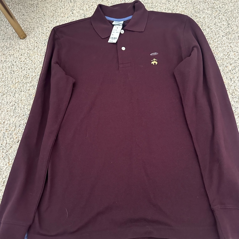 Brooks Brothers Dark Burgundy Polo Shirt